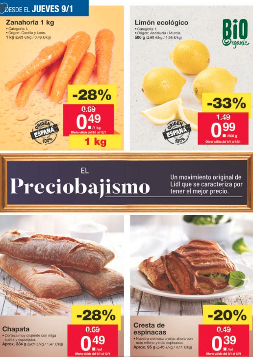 Productos De Lidl Con Descuentos De Hasta El