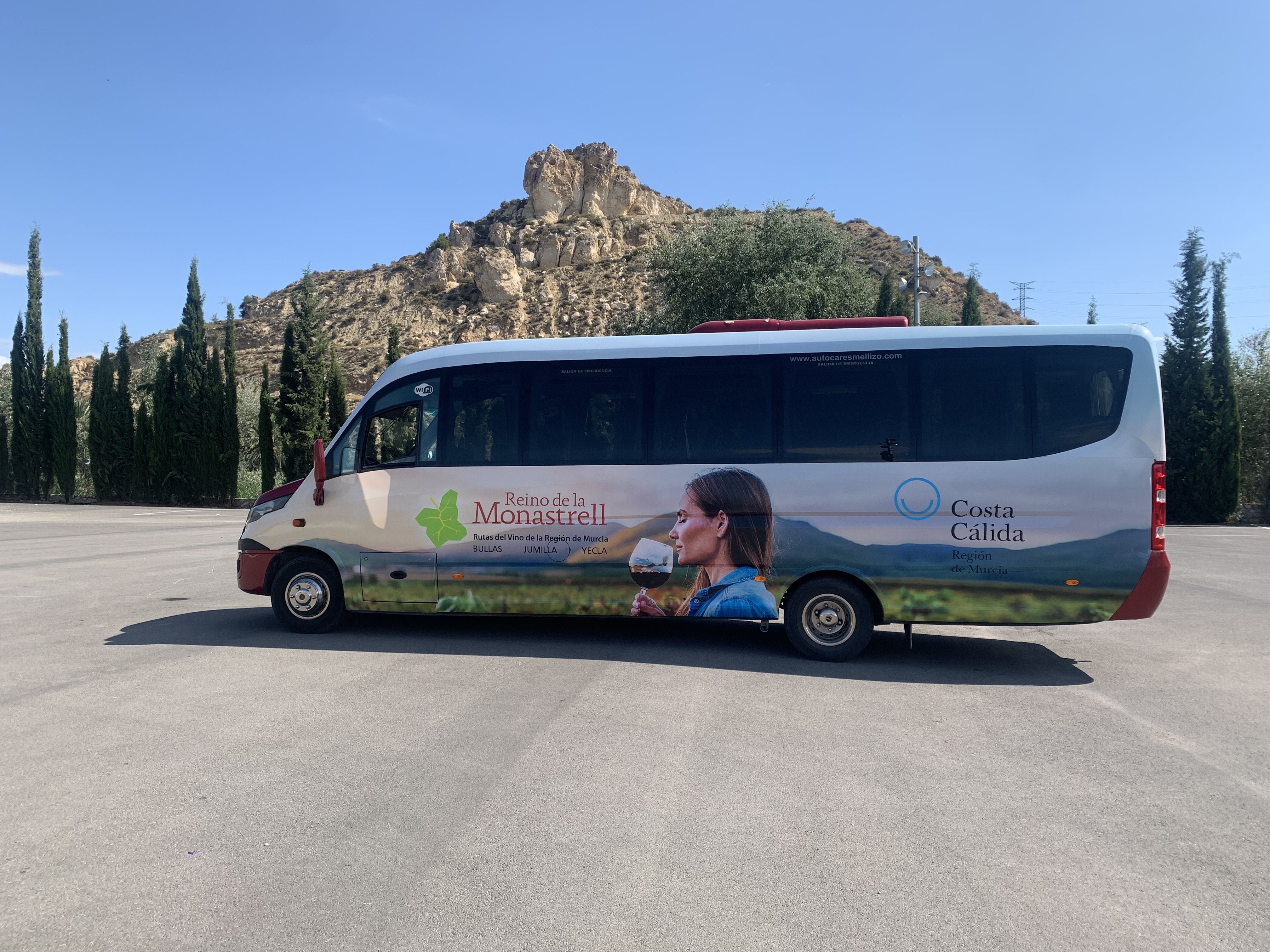 El Bus del Vino de la Región de Murcia retoma sus salidas a partir de septiembre. Foto: Europa Press