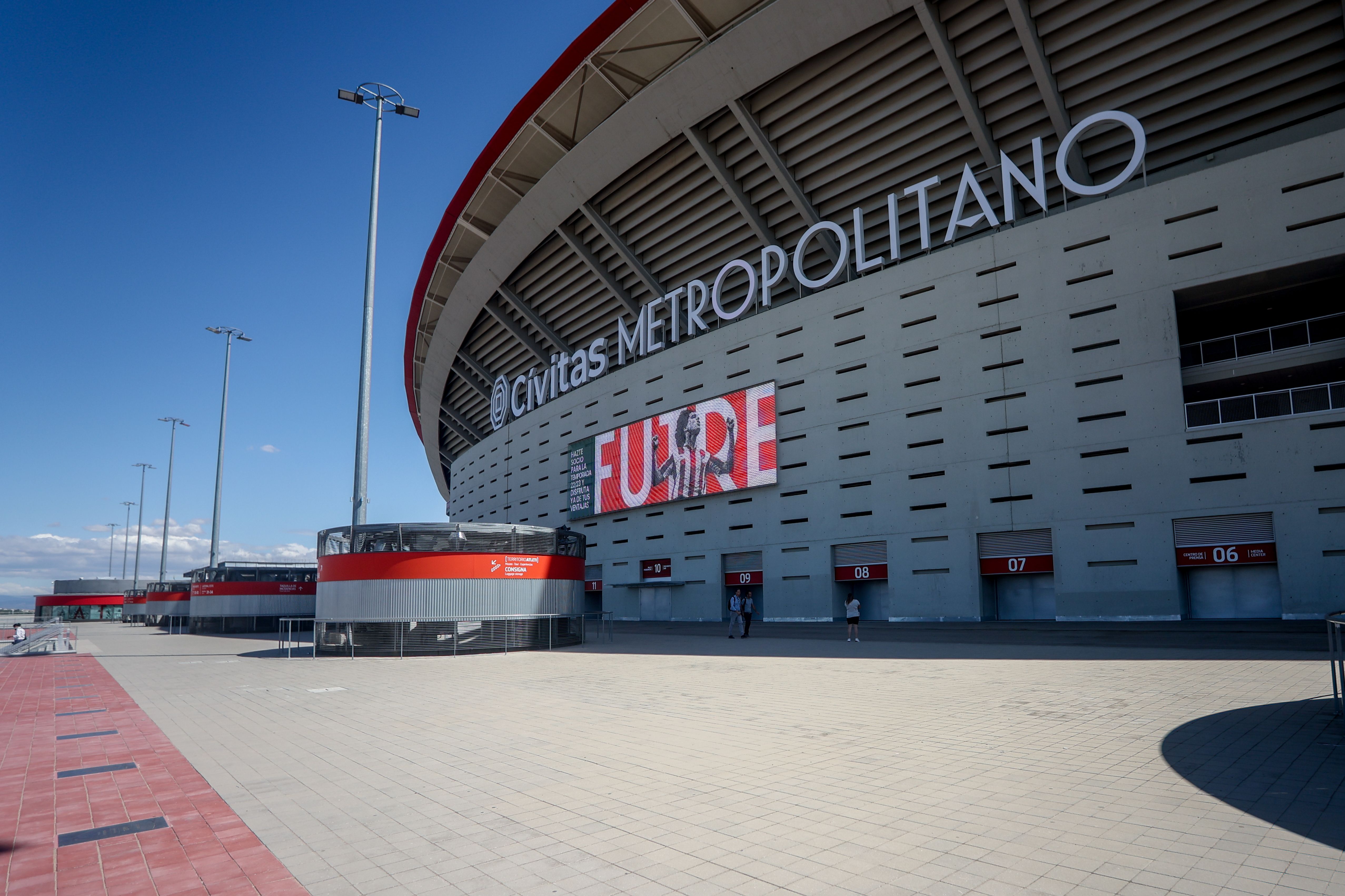 El Cívitas Metropolitano es el primer estadio europeo en ofrecer un menú 100% vegetal. Foto: Europa Press