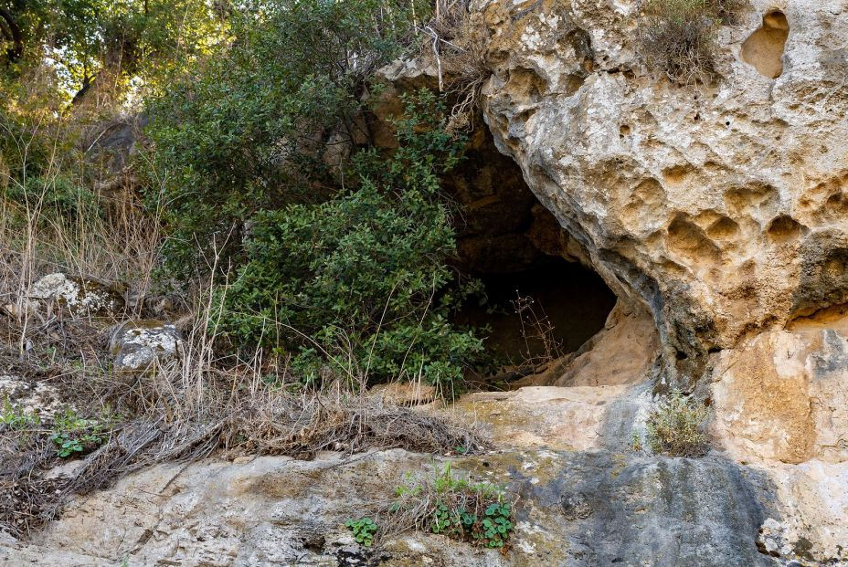 Cueva de Israel, cerca de la ciudad de Haifa