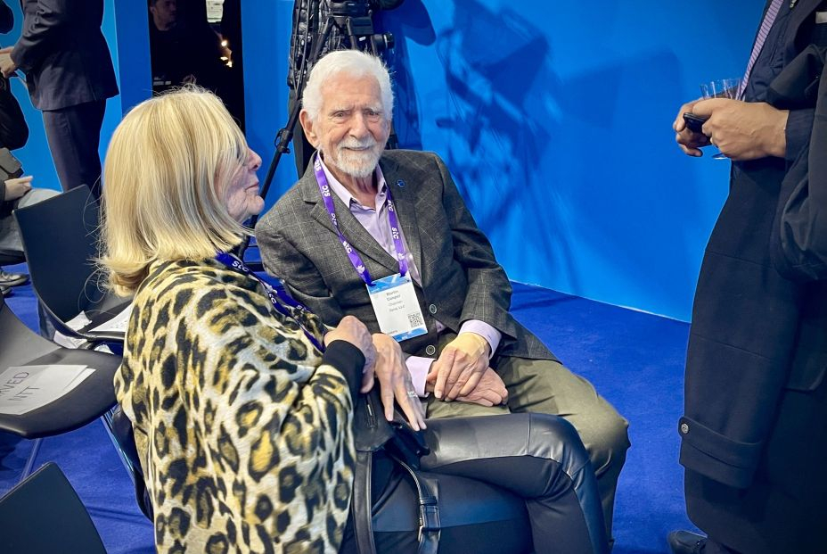 Martin Cooper en el MWC