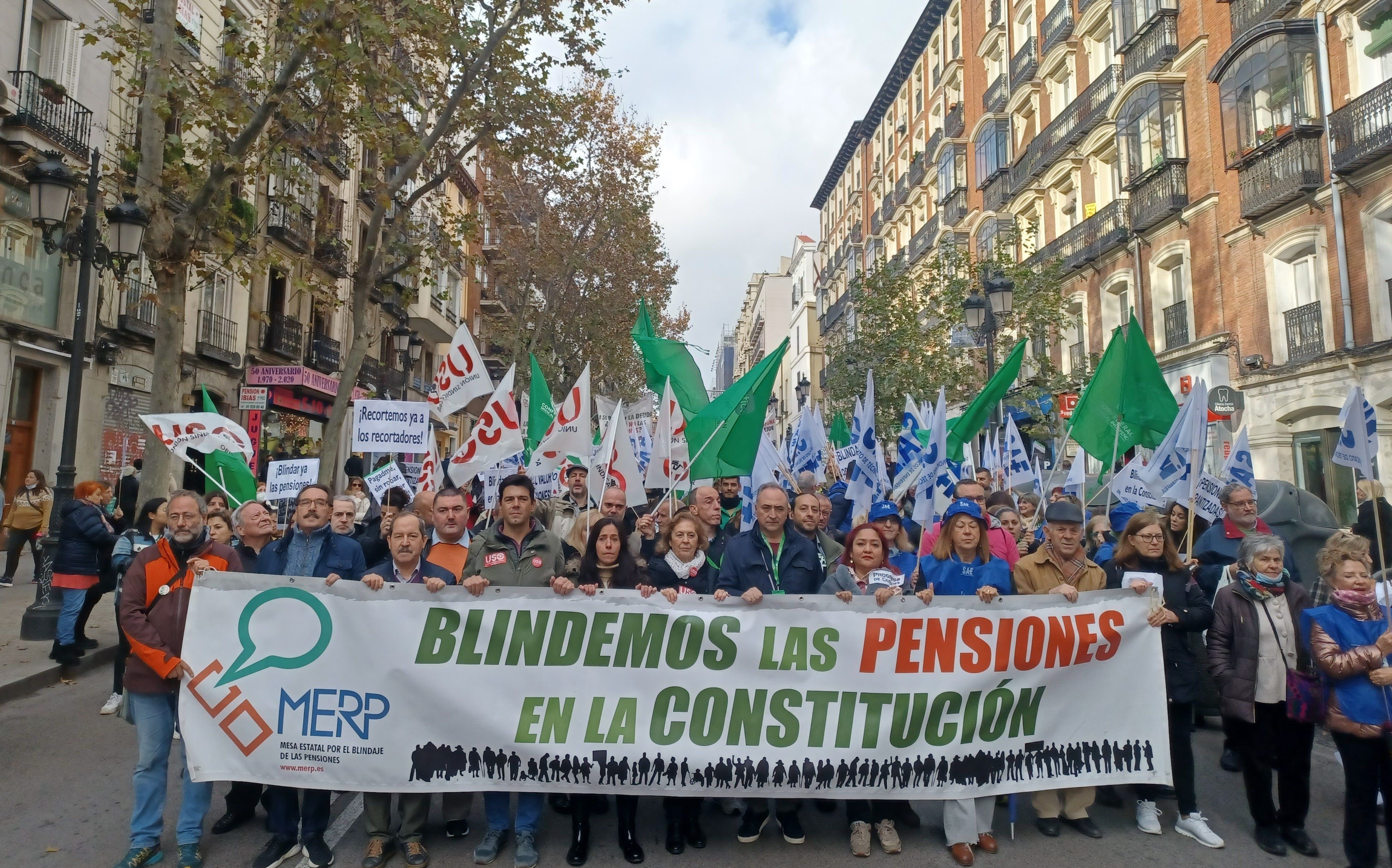 La MERP lanza la campaña 'Somos 47 millones' en Madrid: "Todos llevamos un pensionista dentro"