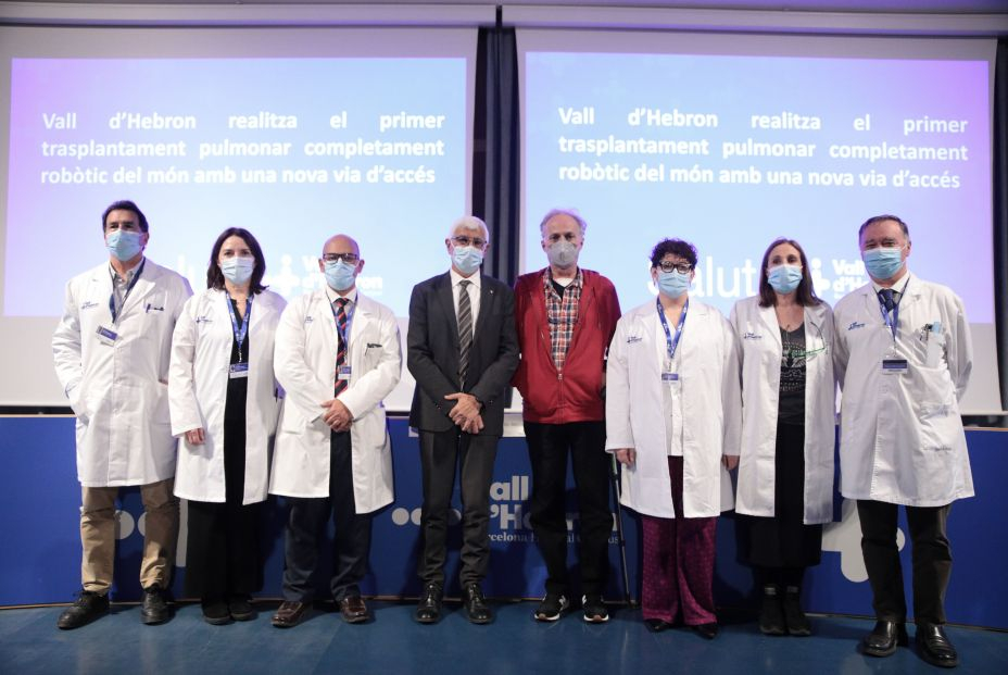 Primer trasplante de pulmón robótico del mundo