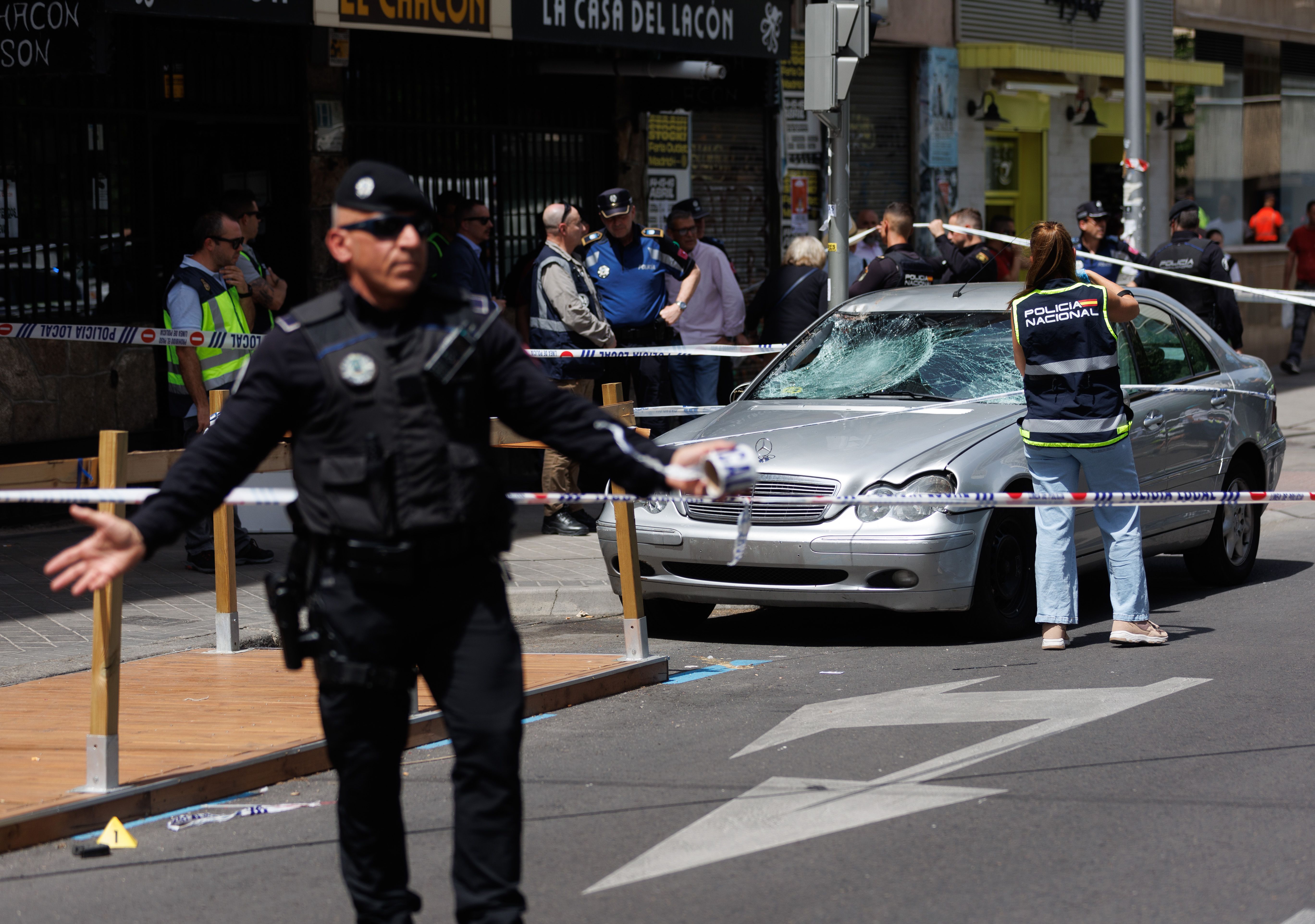 Dos muertos y varios heridos en un atropello múltiple en Madrid