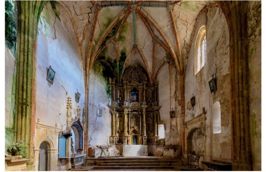Ocho vecinos de un pueblo de Burgos logran salvar su iglesia del siglo XVI: "Tiene futuro". Foto: Europa Press