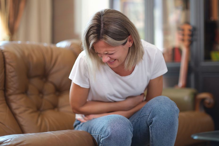 bigstock Portrait Of Woman Sitting On S 465993813