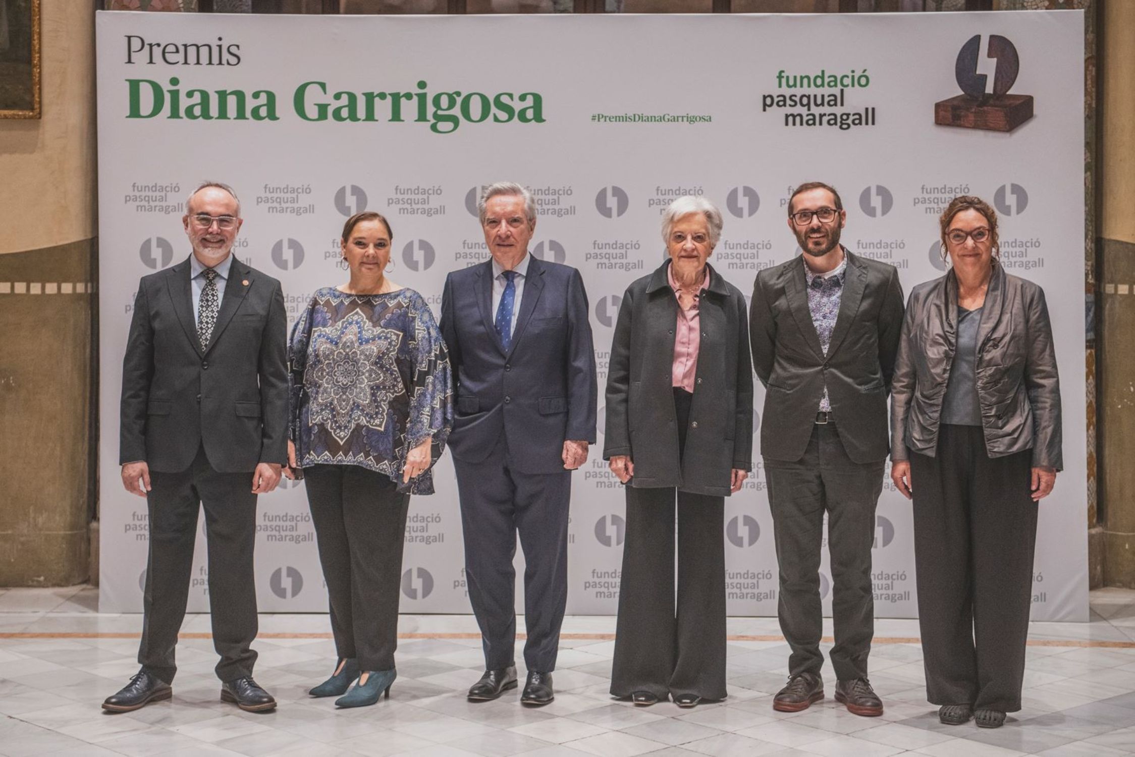 Victoria Camps e Iñaki Gabilondo, galardonados en la segunda edición de los Premios Diana Garrigosa. Foto: Fundación Pasqual Maragall