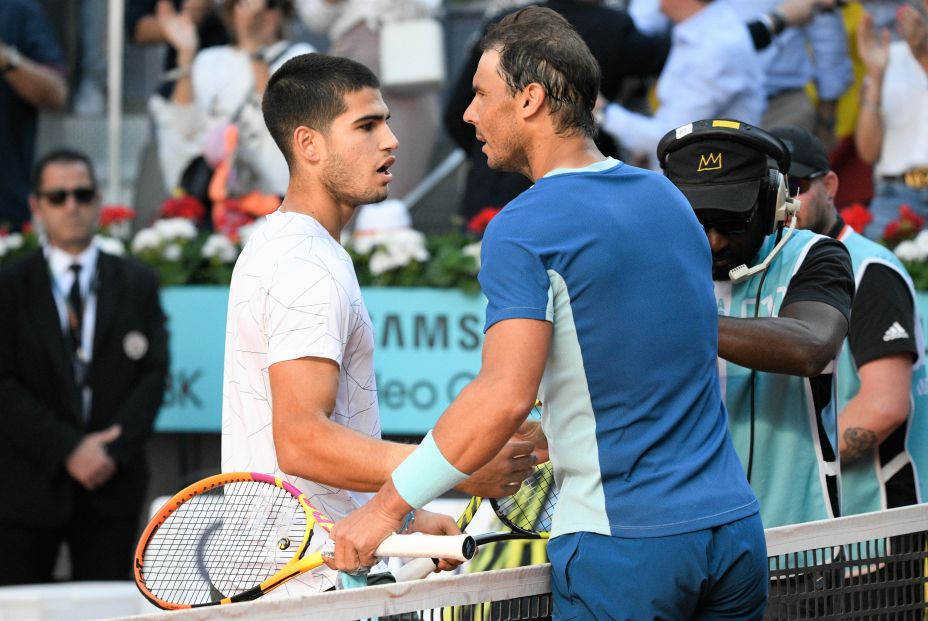 Rafa Nadal y Carlos Alcaraz se enfrentarán en Las Vegas en un partido que se emitirá en Netflix