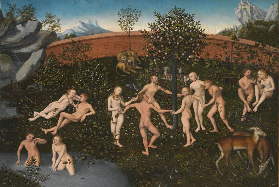 Lucas Cranach d.Ä.   Das Goldene Zeitalter (Alte Pinakothek)