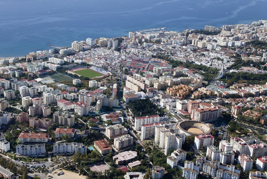 bigstock Aerial View Of Marbella With I 58429538
