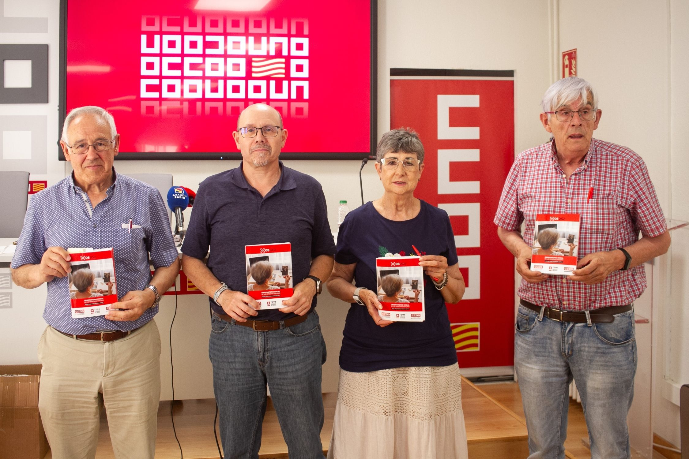 Las medidas de CCOO Aragón para mejorar la calidad de vida de los mayores de la región (Europa Press)