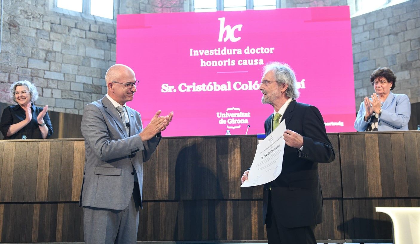 Cristóbal Colón, nombrado Doctor Honoris Causa por la Universidad de Girona