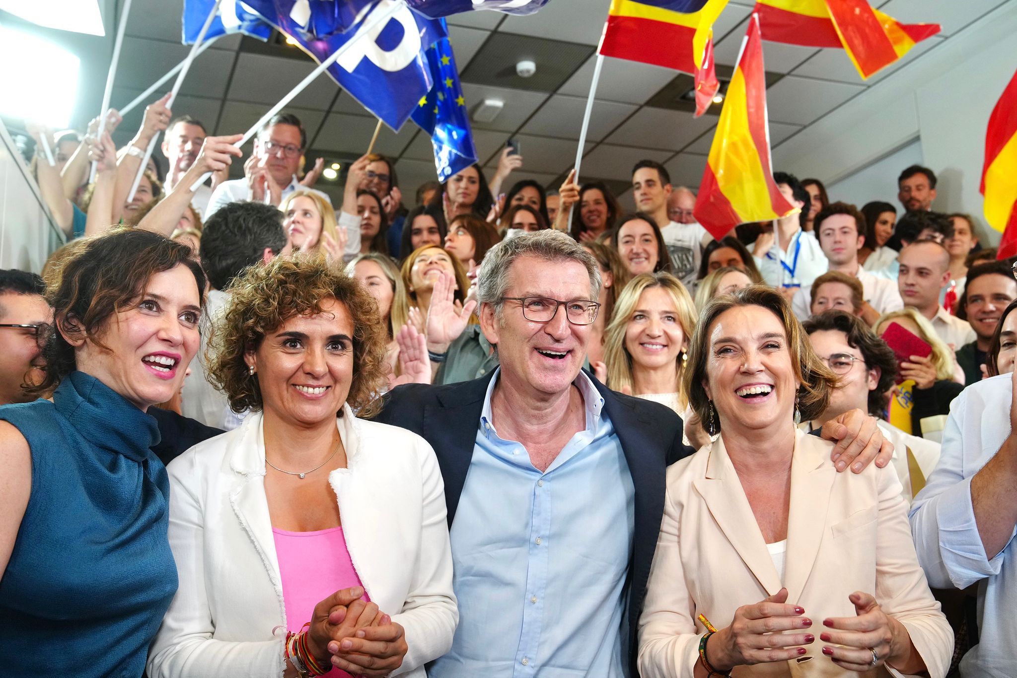 9J: El PP gana las elecciones europeas, con una ventaja de dos escaños frente al PSOE