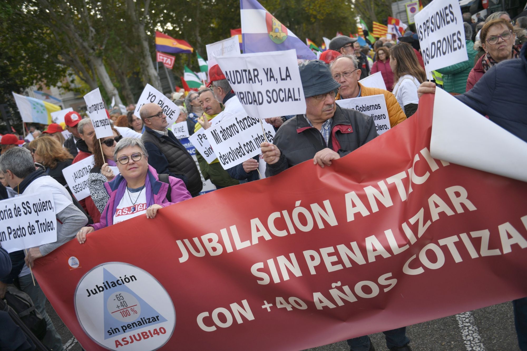 Asjubi40, dispuesta a demandar a España ante el Tribunal de Justicia Europeo por sus pensiones