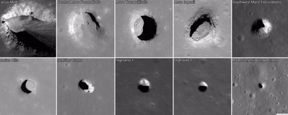 La NASA descubre evidencias de que hay una red de cuevas en la Luna. Europa Press