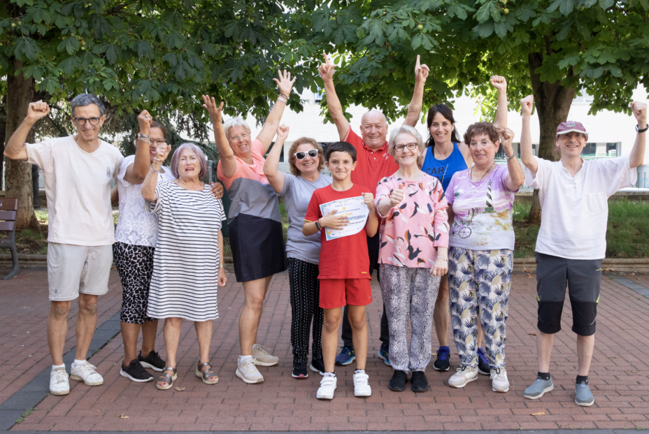 Pamplona acoge las primeras olimpiadas intergeneracionales dentro del programa 'En verano muévete'