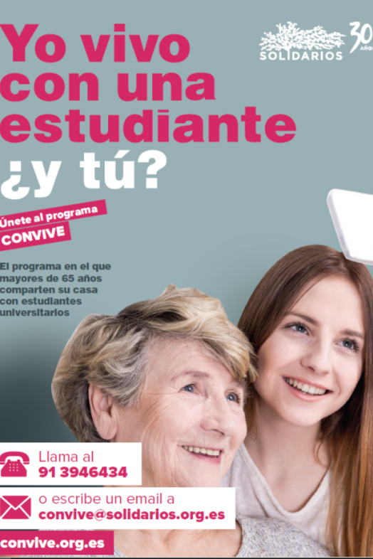 'CONVIVE', el programa de convivencia intergeneracional con estudiantes de Madrid (Facebook)