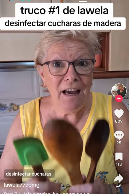 Truco para desinfectar y lavar los utensilios de madera de cocina (TikTok)