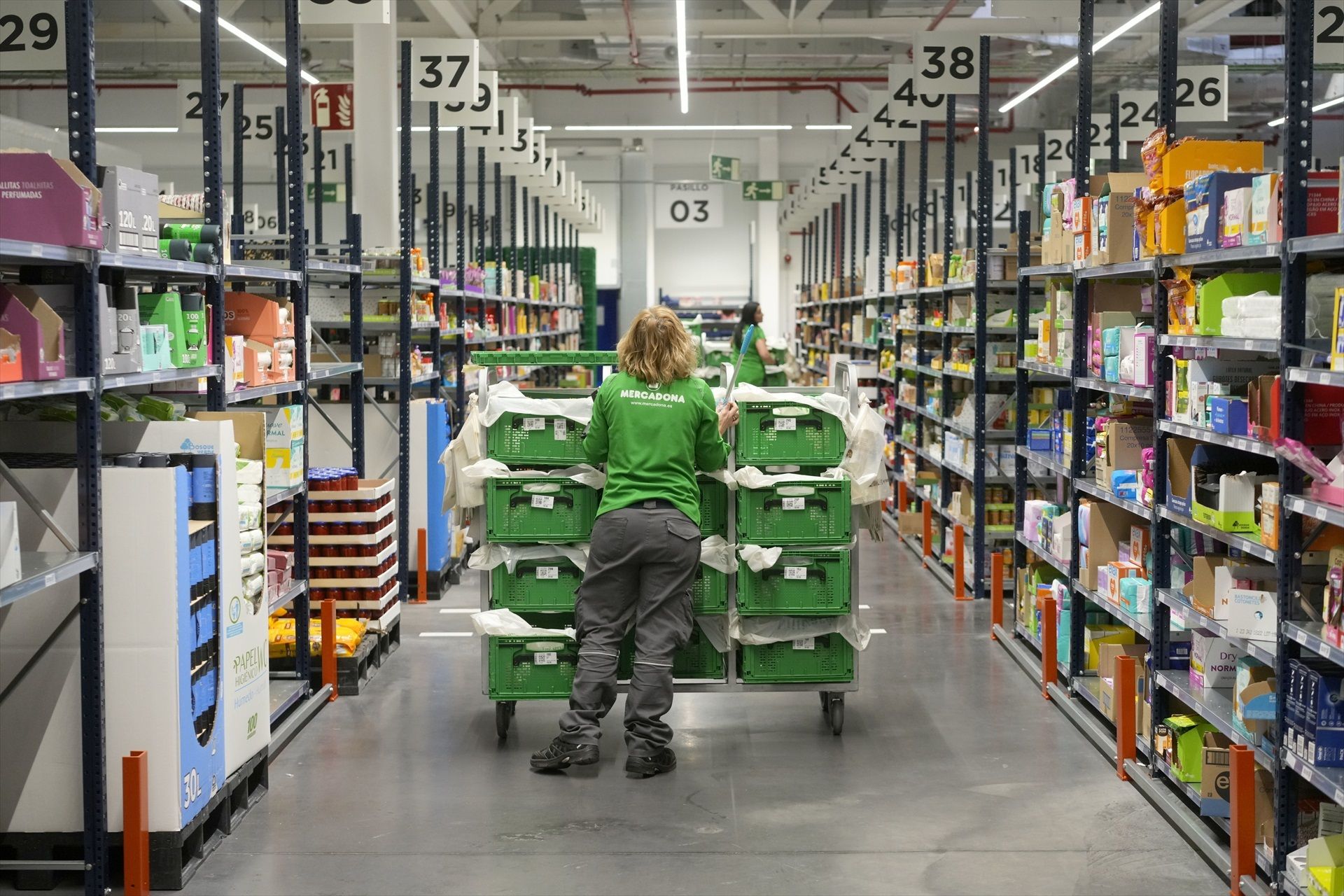 Mercadona donó más de 12.600 toneladas de alimentos en la primera mitad de 2024 (Europa Press)