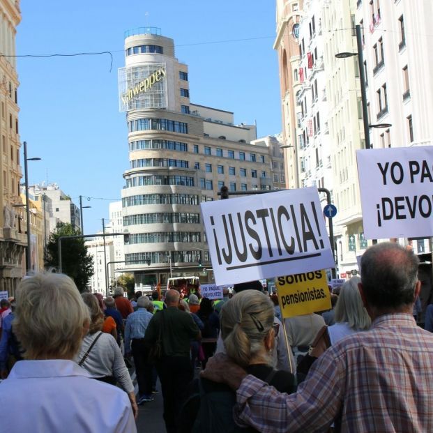 manifestacion madrid pensiones