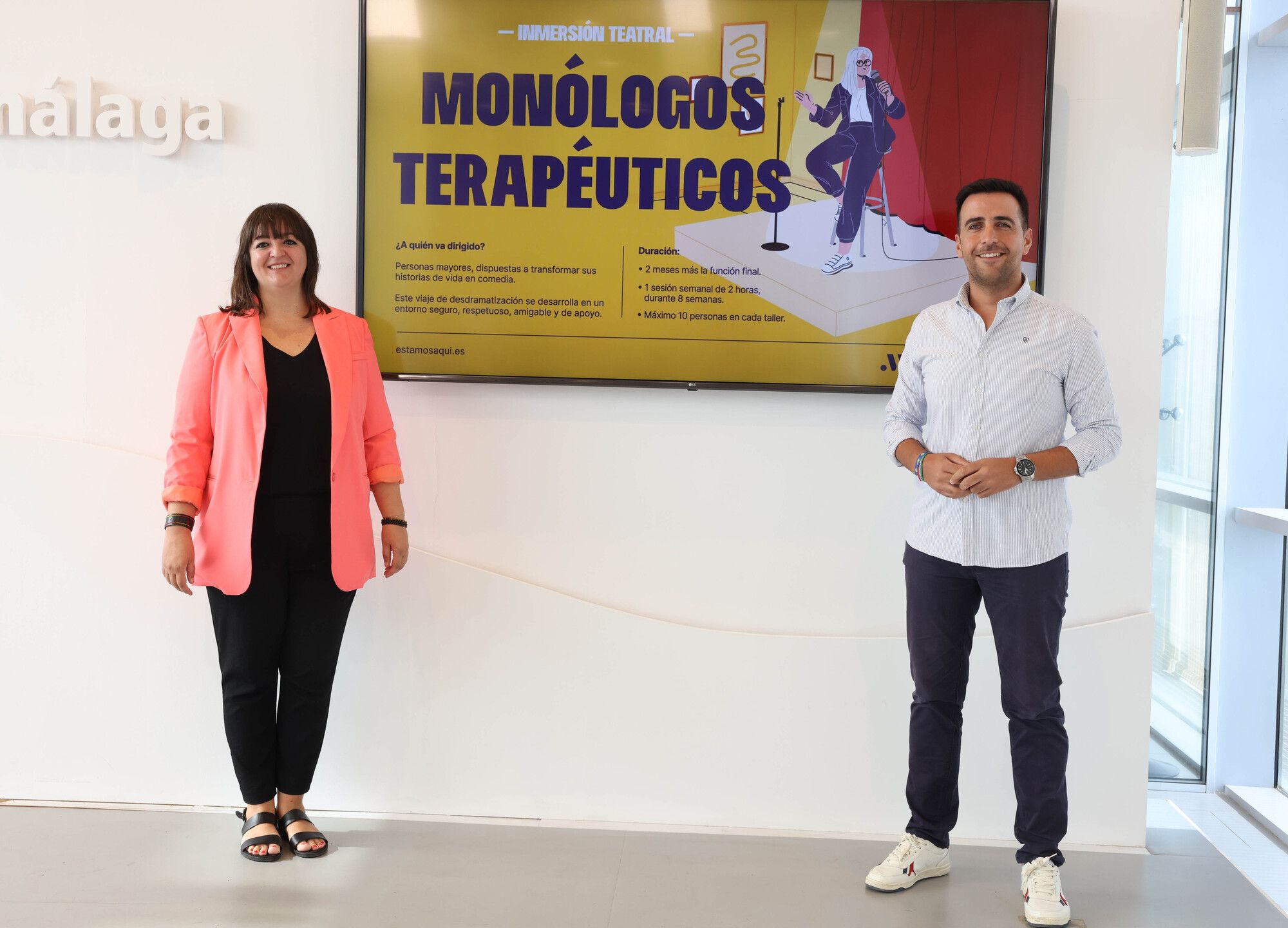 La Diputación de Málaga organiza talleres de monólogos terapéuticos para personas mayores