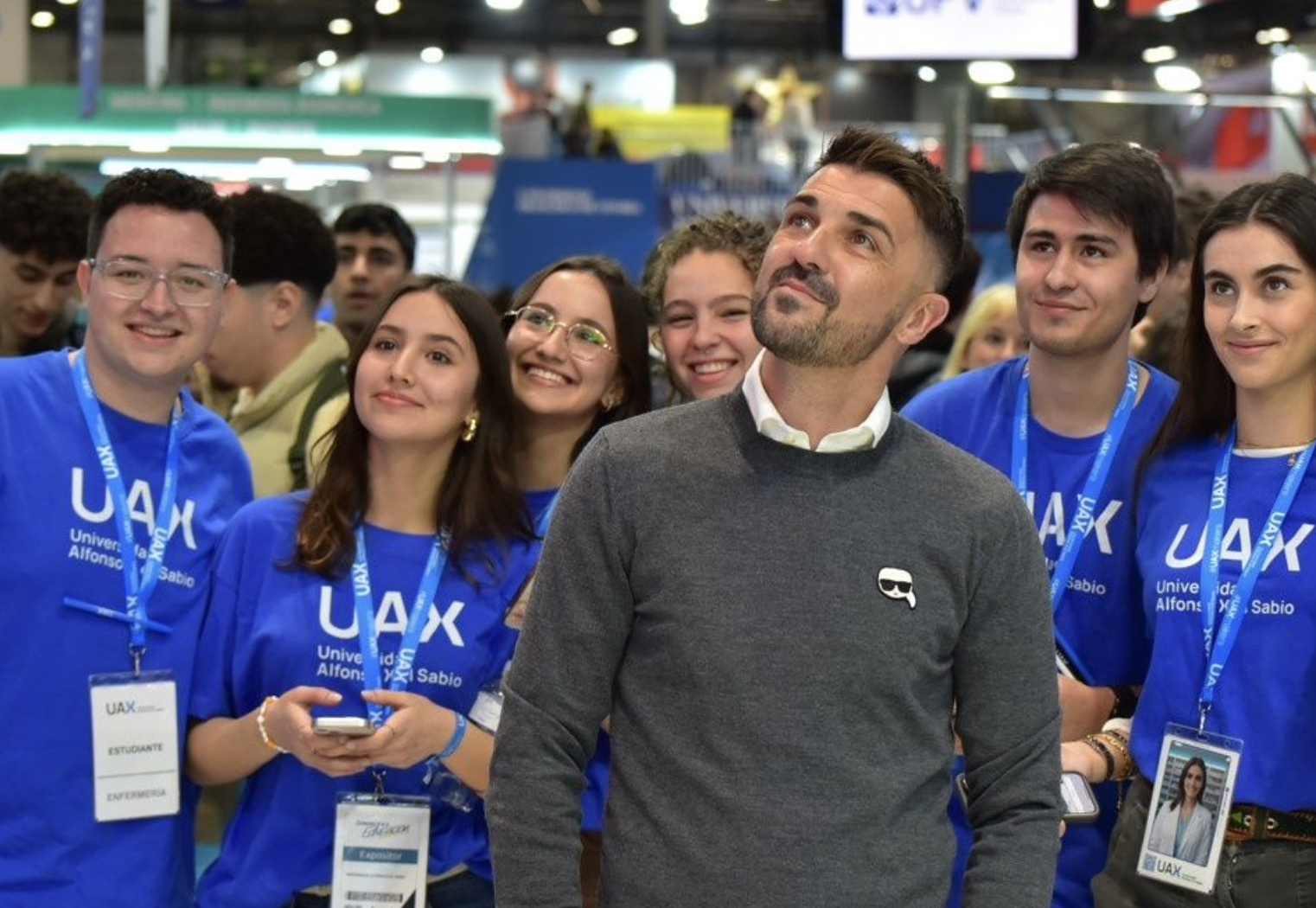 David Villa elige la Universidad Alfonso X el Sabio para acoger la sede de su academia de fútbol DV7