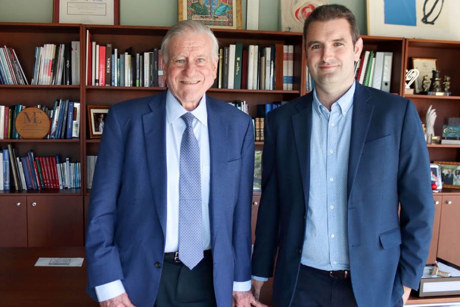 Los doctores Valentín Fuster y Jose Luis Fuster