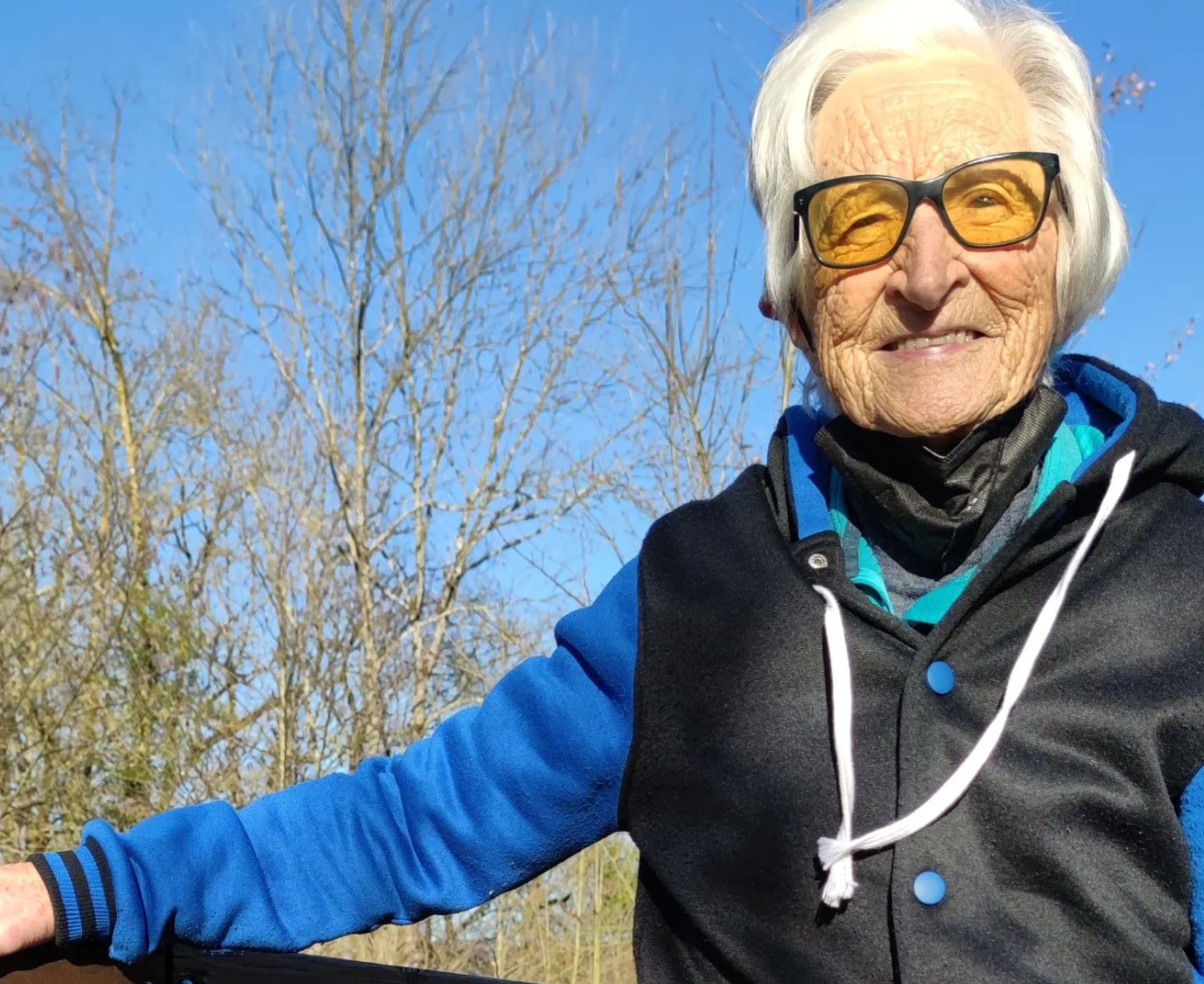 Iñaxi Lasa, la centenaria que va al gimnasio cada día desde los 93 años (Instagram)