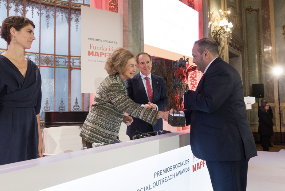 Su Majestad La Reina Doña Sofía preside la entrega de los premios sociales de la Fundación MAPFRE