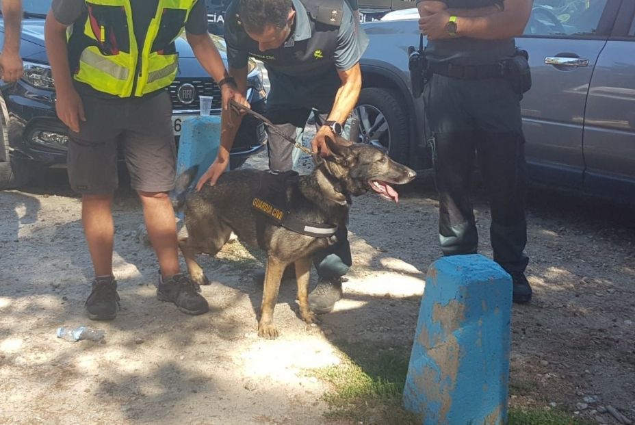 El sargento de la Guardia Civil y su perro Xena a la que toca que hallaron el cadáver de Blanca Fernández Ochoa