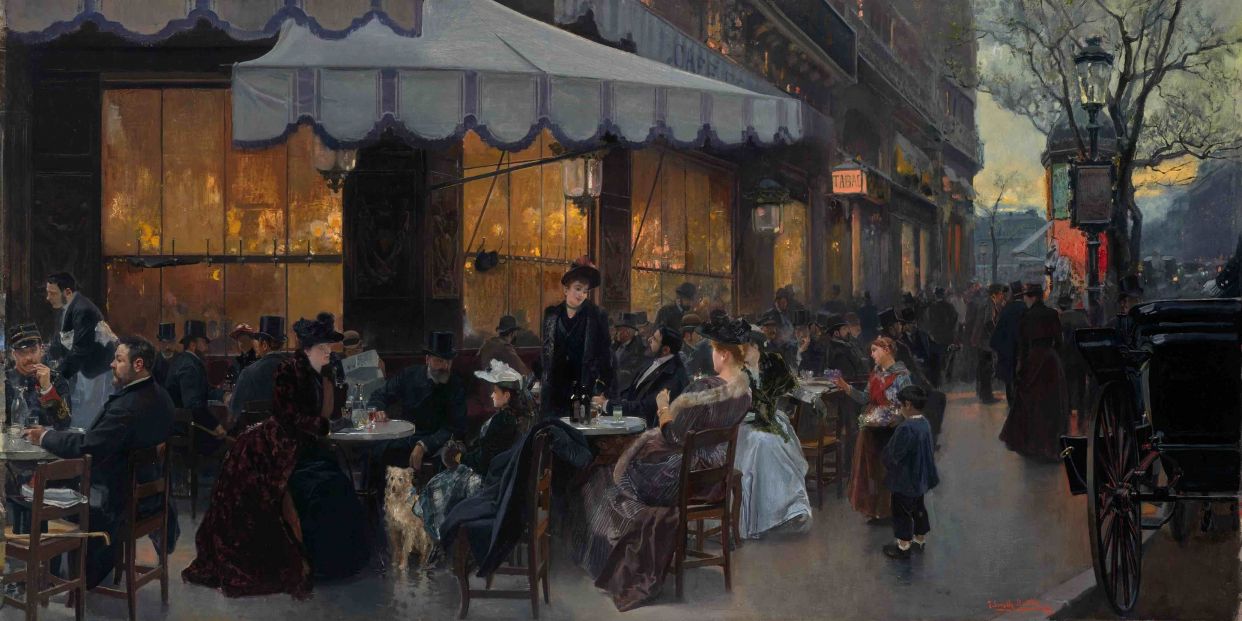 'Boulevard de París', cuadro que se creía desaparecido de Sorolla. Fuente: Galería de las Colecciones Reales