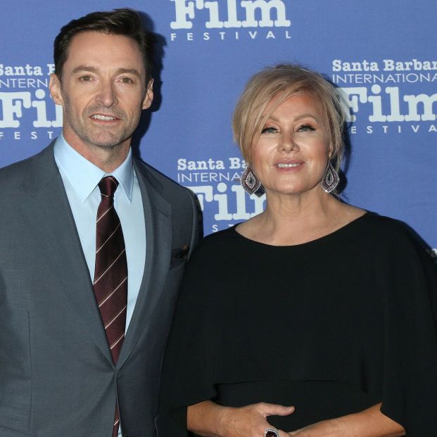 Hugh Jackman y Deborra-lee en el Festival Internacional de Cine de Santa Bárbara. Fuente: Bigstock