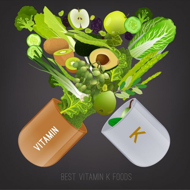 Los vegetales tienen alto contenido en vitamina k. Bigstock  