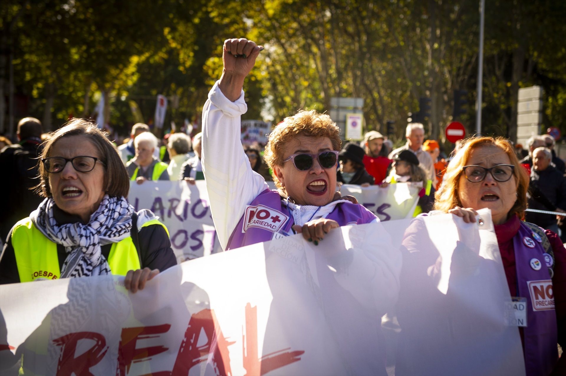 Trabajadores, trabajadoras y pensionistas, unámonos