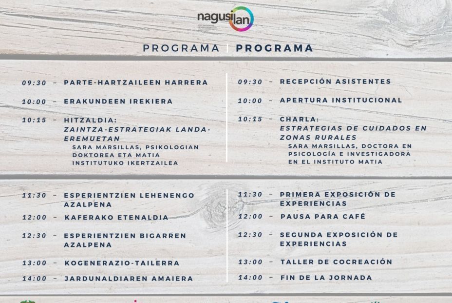 programa jornada nagusilan