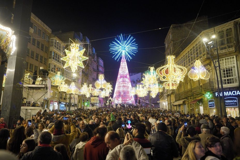 Vigo anuncia la fecha en la que encenderá las luces de Navidad