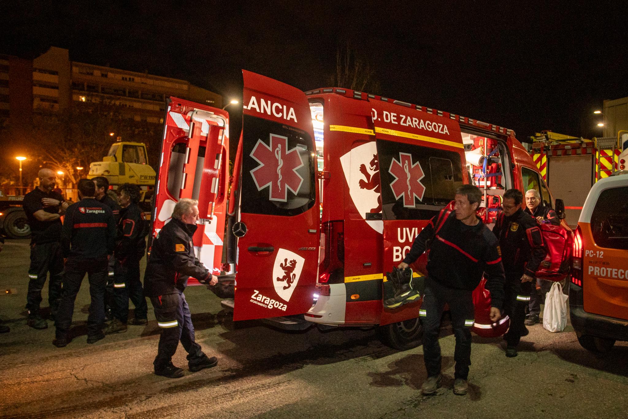 Al menos 10 muertos en un incendio en una residencia de un pueblo de Zaragoza