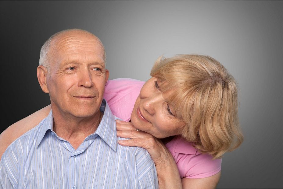 Un paciente de alzhéimer con demencia. Bigstock