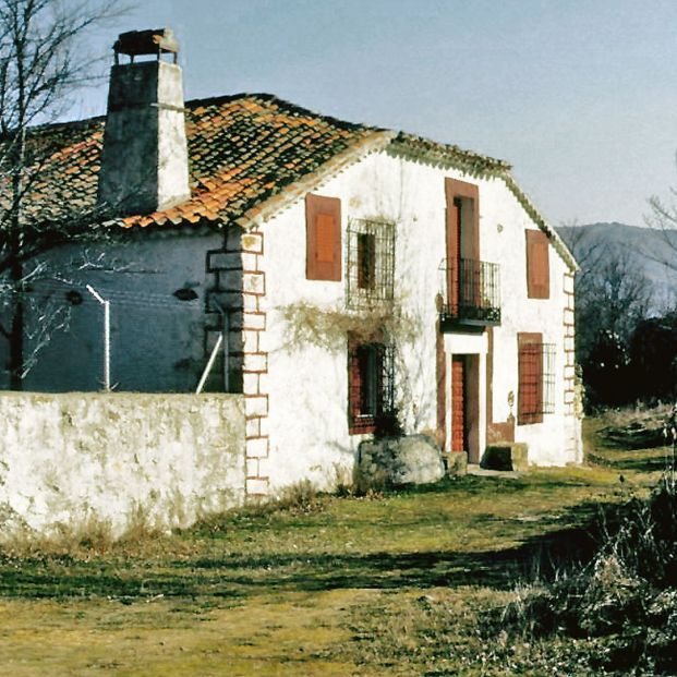 Caserío de Bellidas, única construcción en pie. Fuente: Wikimedia Commons