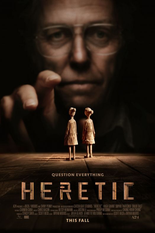 Cartel de la película 'Heretic'. Fuente: A24