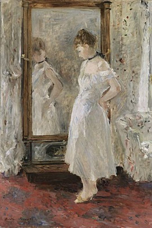 'El espejo psiqué' de Berthe Morisot. Fuente: Wikipedia