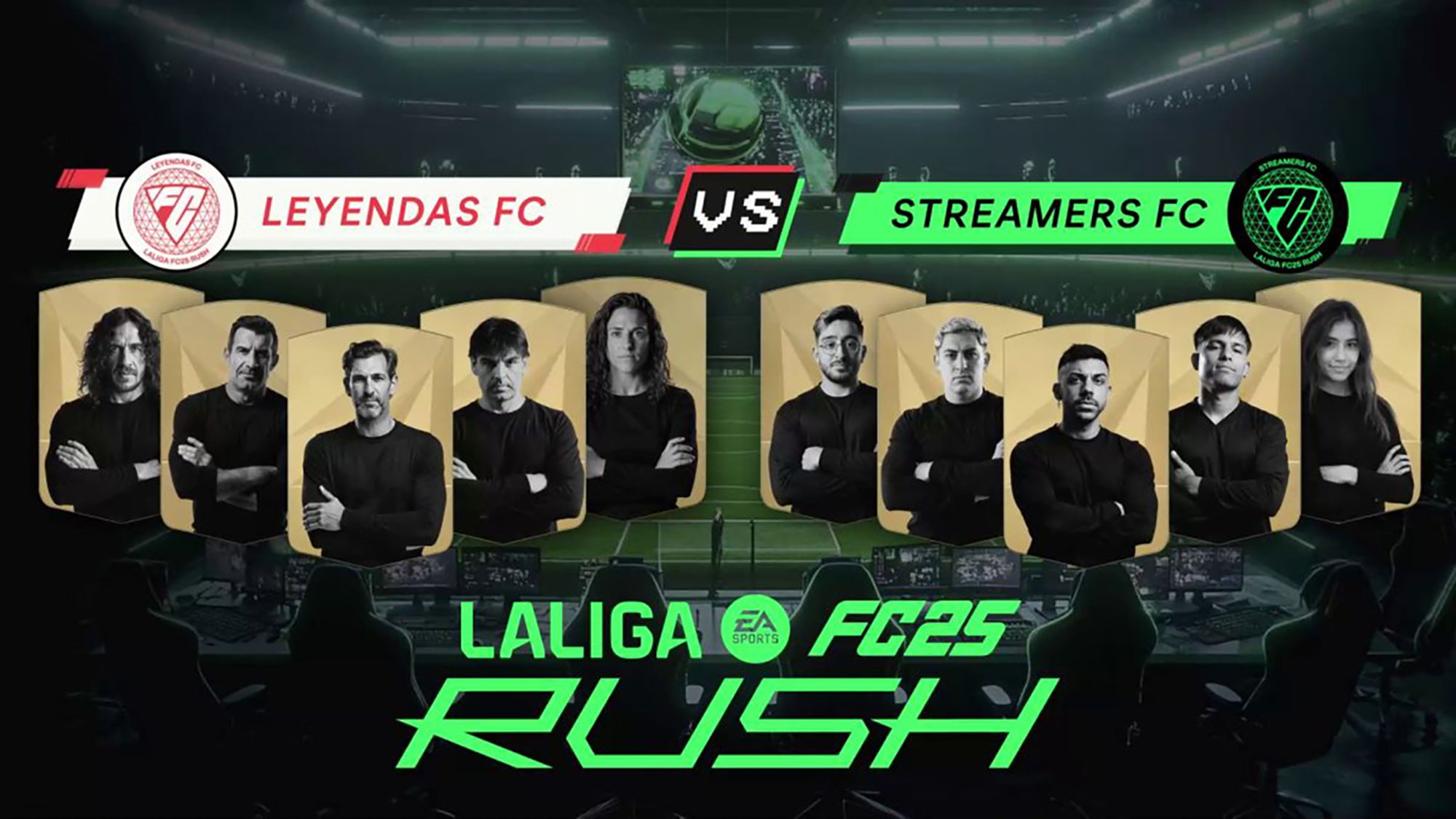 DjMaRiiO y Diego López, últimas estrellas en sumarse al partido de LALIGA EA SPORTS X FC 25 RUSH