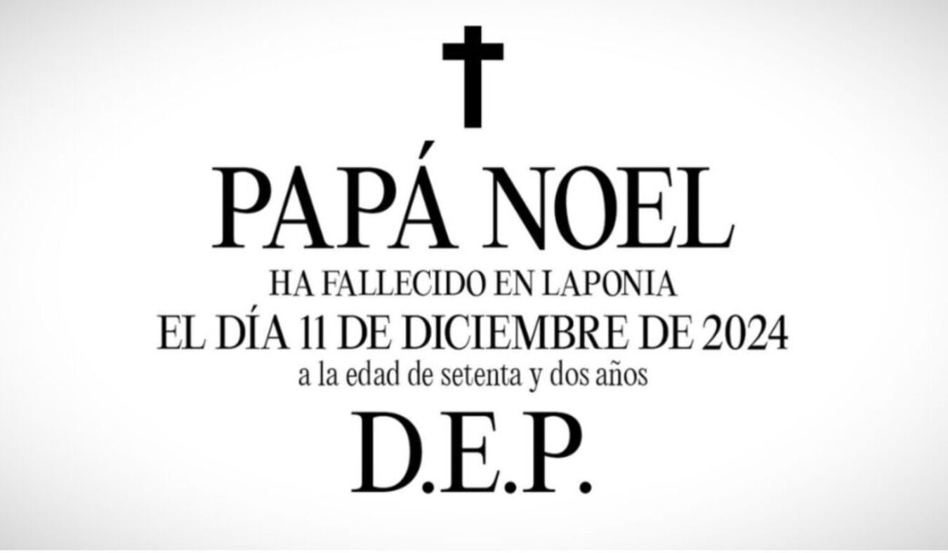 Papá Noel ha muerto a los 72 años: la polémica campaña con tintes edadistas que incendia las redes