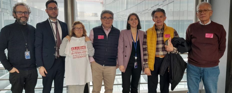 Asjubi con Irene Montero en Bruselas