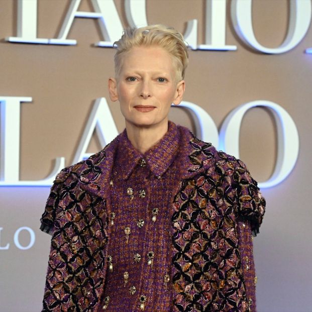 EuropaPress 6278445 tilda swinton posa photocall pelicula habitacion lado 16 octubre 2024