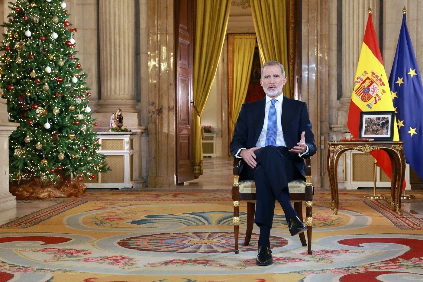 El discurso de Navidad 2024 del Rey Felipe VI, el segundo menos visto