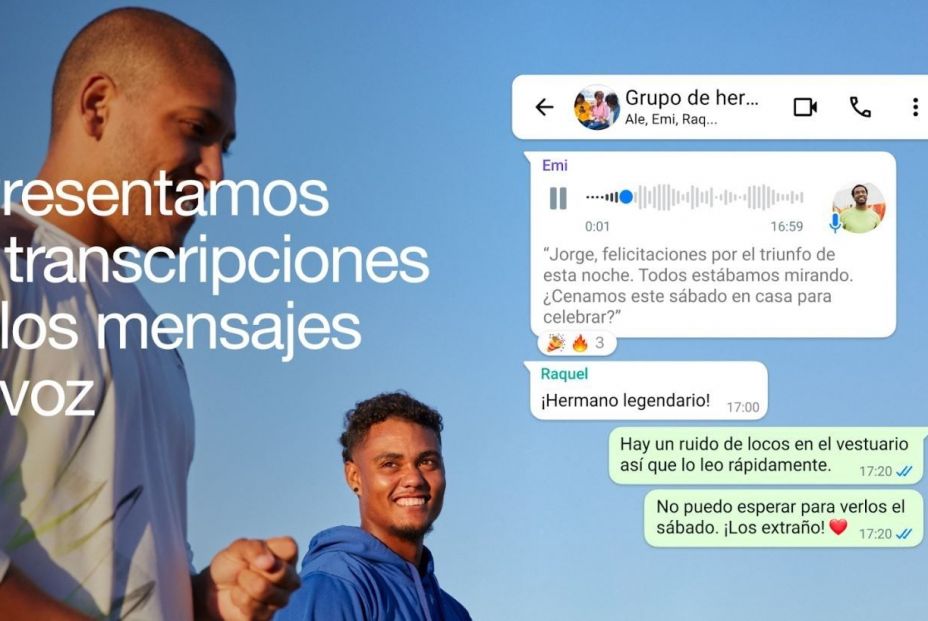 Cómo activar la transcripción de las notas de voz de WhatsApp (Meta)