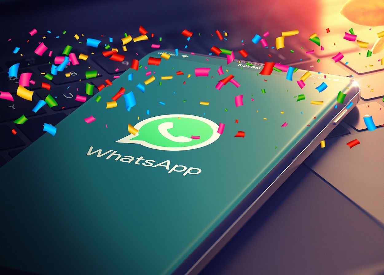 La novedad perfecta para felicitar el año: el modo confeti de WhatsApp