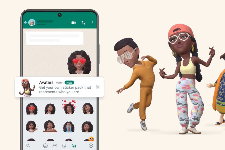 Avatares de WhatsApp. Fuente: META