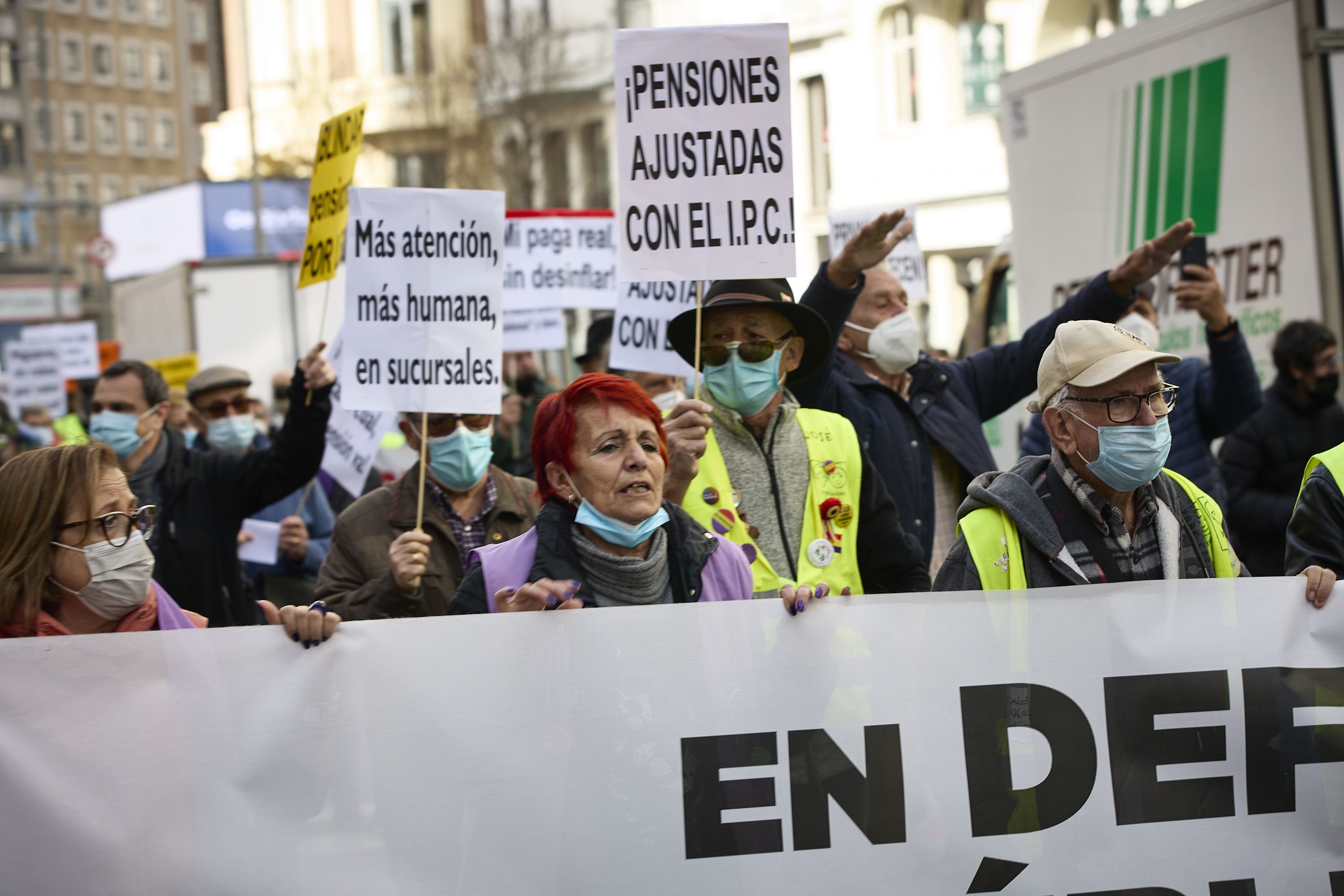 Más de 10 millones de pensionistas, en vilo y con la mirada puesta en la paga de febrero. Foto: EuropaPress